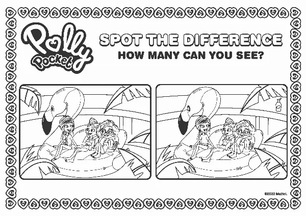 Polly Pocket Activity Sheet 3